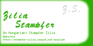 zilia stampfer business card